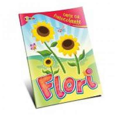 Coperta cărții Carte cu autocolante. Flori