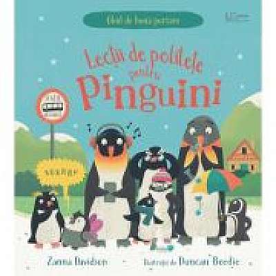 Coperta cărții Lectii de politete pentru pinguini (Usborne) de Usborne Books