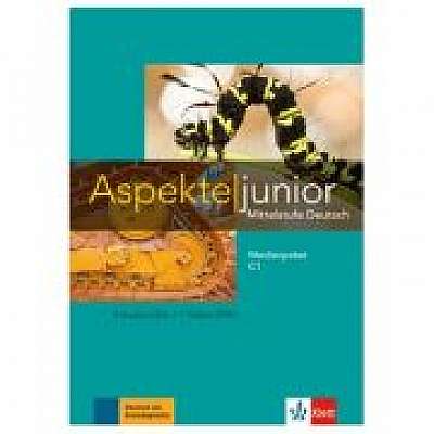 Aspekte junior C1, Medienpaket (4 Audio-CDs + Video-DVD). Mittelstufe Deutsch - Ute Koithan