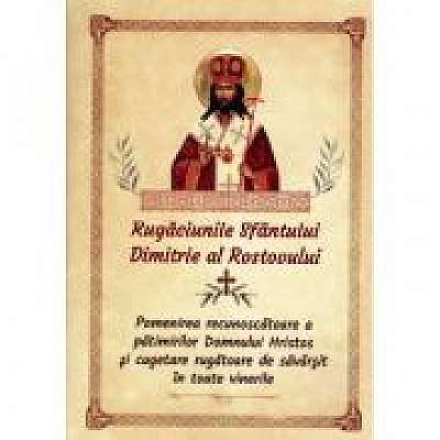Coperta cărții Rugaciunile Sfantului Dimitrie al Rostovului