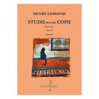 Studii pentru copii pentru pian. Opus 37. Caietul 1