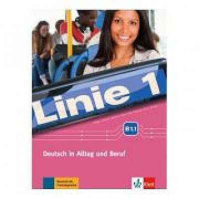 Linie 1 B1. 1, Kurs- und Übungsbuch mit DVD-ROM. Deutsch in Alltag und Beruf - Stefanie Dengler