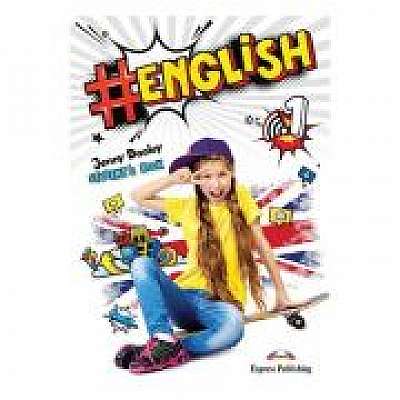 Coperta cărții Curs limba engleza #English 1 Manualul elevului cu digibook app.