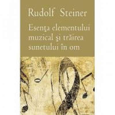 Coperta cărții Esenta elementului muzical si trairea sunetului in om