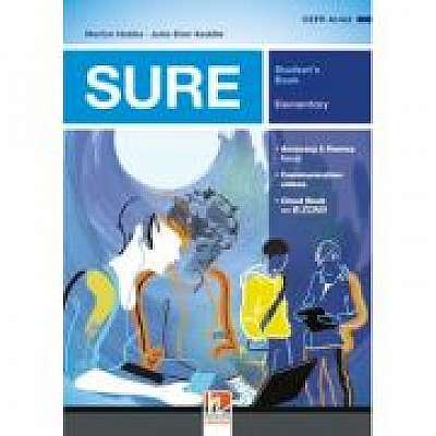 Coperta cărții Sure Elementary Student Book + e-zone resources