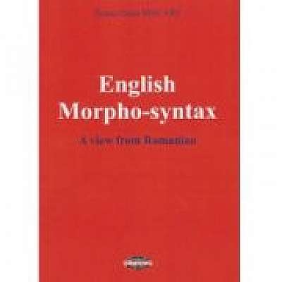 Coperta cărții English Morphosyntax. A view from romanian