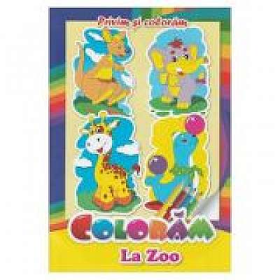 Coloram La zoo. Privim si coloram