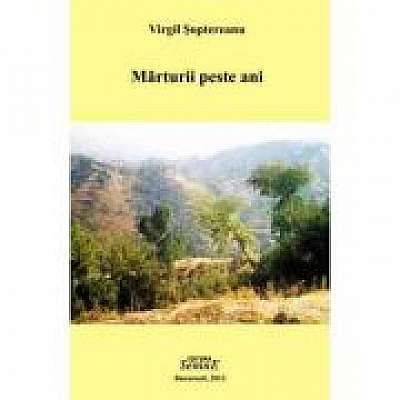 Coperta cărții Marturii peste ani