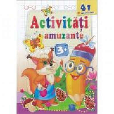 Coperta cărții Veverita-Activitati amuzante 3+ cu 41 autocolante