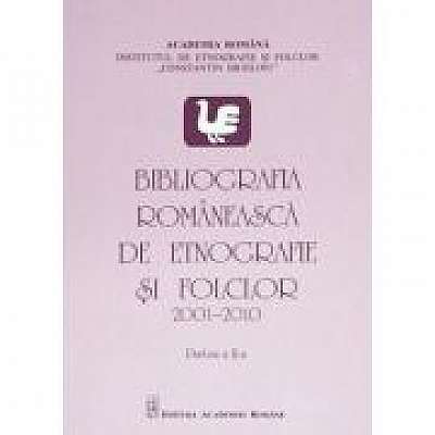 Coperta cărții Bibliografia romaneasca de etnografie si folclor (2001-2010). Partea a II-a