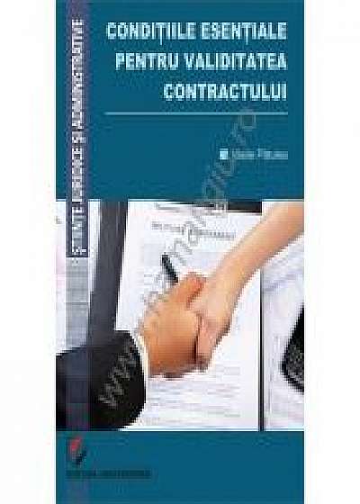 Conditiile esentiale pentru validitatea contractului - Vasile Patulea