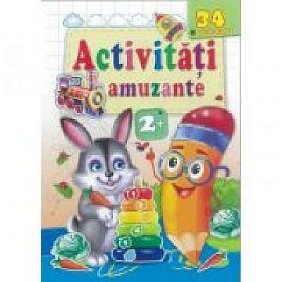 Coperta cărții Iepurasul-Activitati amuzante 2+ cu 34 autocolante