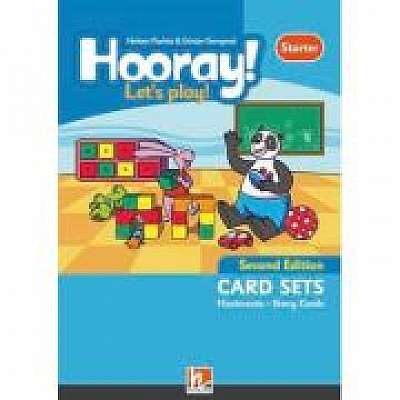 Coperta cărții Hooray! Let's play! Second Edition Starter Card Sets de Herbert Puchta
