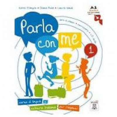 Coperta cărții Parla con me 1, libro + audio online
