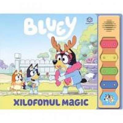 Coperta cărții Bluey - Xilofonul magic. Carte cu sunete