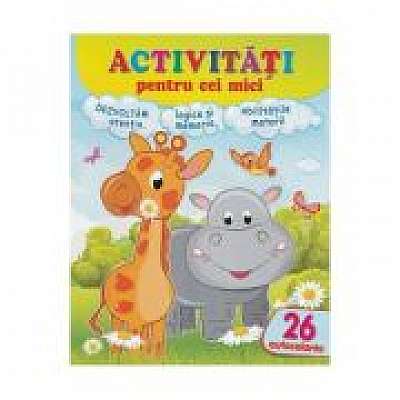 Coperta cărții Activitati pentru cei mici. Girafa. 26 autocolante