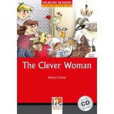 Coperta cărții The Clever Woman + CD (Level 1) de Herbert Puchta