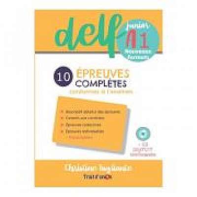 Coperta cărții Nouveau DELF junior A1 10 épreuves complètes