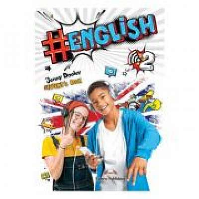 Coperta cărții Curs limba engleza #English 2 Manualul elevului cu digibook app.
