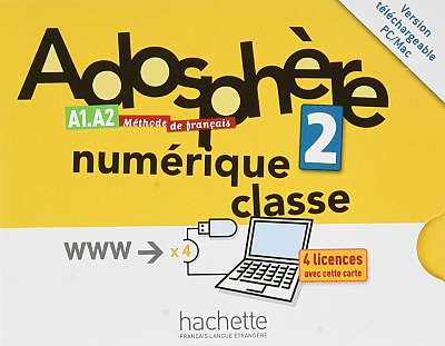 Adosphere 2 - Manuel numerique enrichi pour l'enseignant (carte de telechargement)