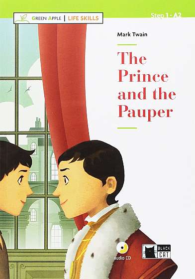 Coperta cărții Mark Twain - The Prince and the Pauper + CD de Jane Cadwallader