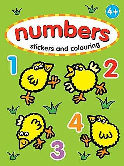 Numbers Sticker & Colouring Book
