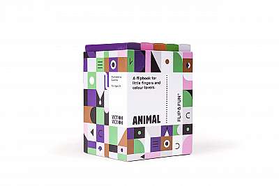 FLIP&FUN: Animal Boxset : A flipbook for little fingers and colour lovers