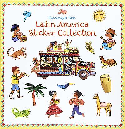 Coperta cărții Putumayo Latin America Sticker Coll