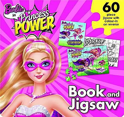 Barbie Princess Power Book & Jigsaw