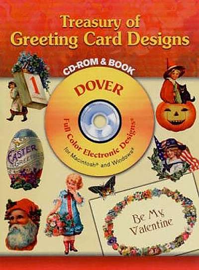 Treasury of Greeting Card Designs CD and Book