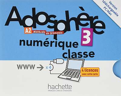 Adosphere 3 - Manuel numerique enrichi pour l'enseignant (carte de telechargement)