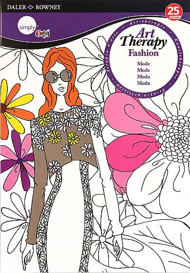 Carte de colorat - Daler Rowney Art Therapy Colouring Book: Fashion