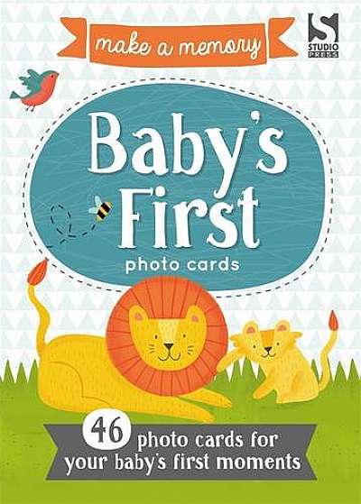 Make a Memory Baby's First Photo Cards