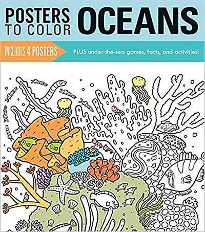 Posters to Color: Oceans