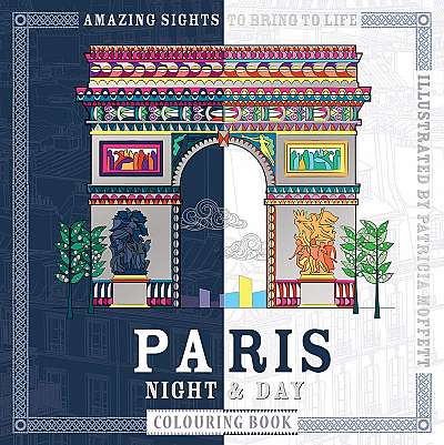 Paris Night & Day Colouring Book