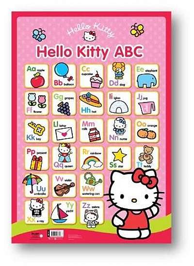 Hello Kitty Wall Chart ABC