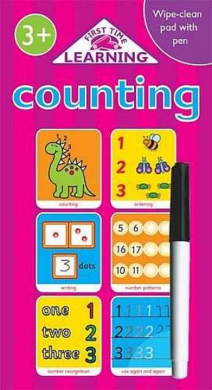 Wipe Clean Pads With Pen: Counting