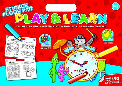 Coperta cărții Sticker Floorpad Play & Learn 6 + Years