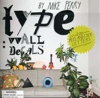 Type: Wall Decals by Mike Perry