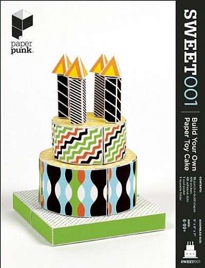 SWEET001: Build Your Own Paper Toy Cake
