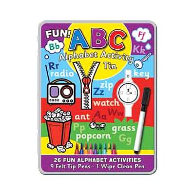 ABC Alphabet Activity Tin