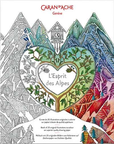 L' Esprit des Alpes - Colouring Book