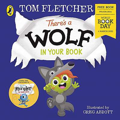 Coperta cărții There's a Wolf in Your Book de Tom Fletcher