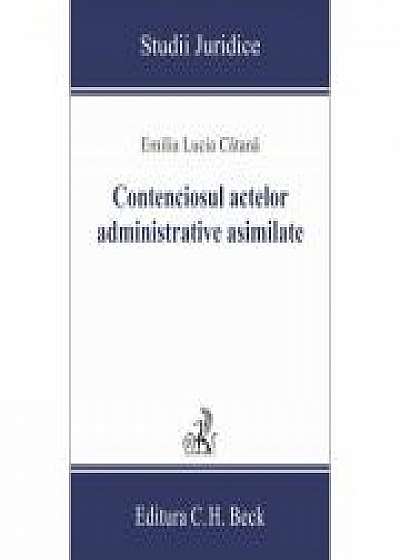 Contenciosul actelor administrative asimilate (Emilia Lucia Catana)