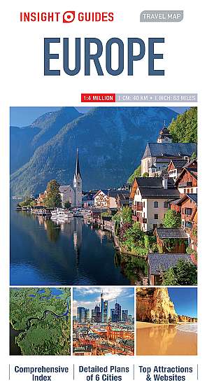 Coperta cărții Insight Guides Travel Maps Europe