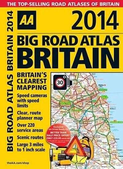 AA Big Road Atlas Britain 2014