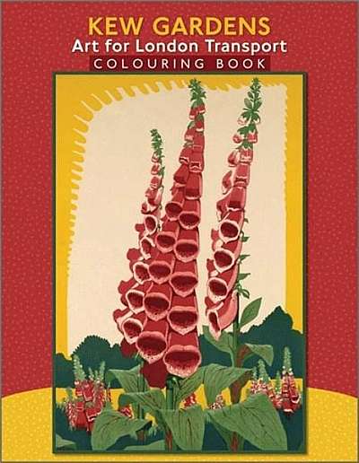 Kew Gardens Art for London Transport Colouring Book