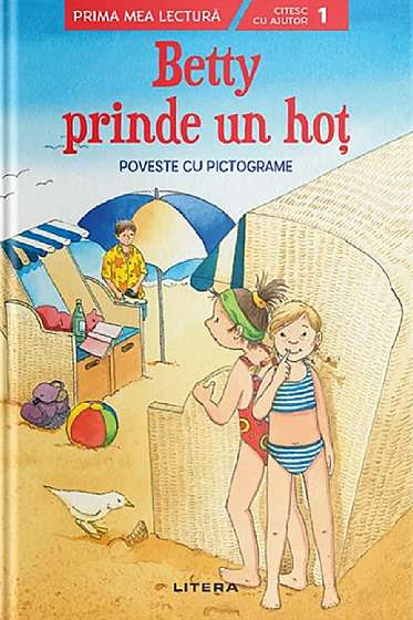 Coperta cărții Betty prinde un hot. Poveste cu pictograme. Nivelul 1