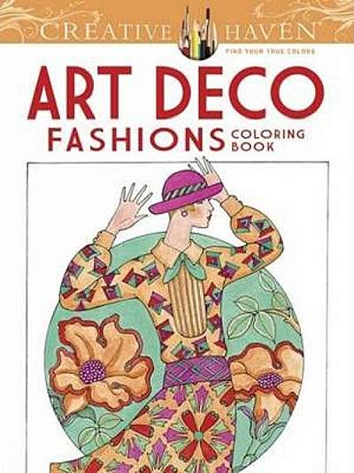 Art Deco Fashions. Coloring Book