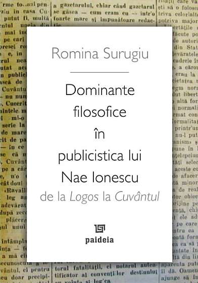 Dominante filosofice in publicistica lui Nae Ionescu
